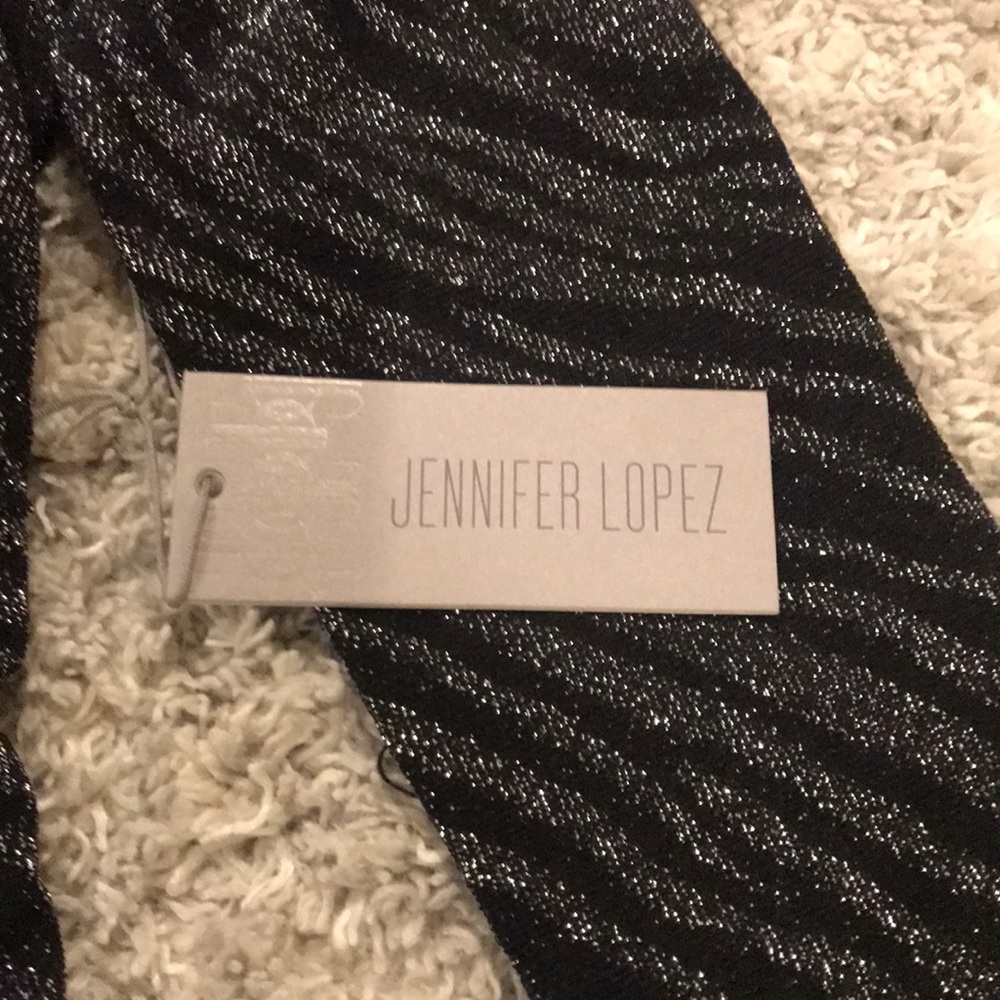 Jennifer Lopez Silver and Black Dress - Picture 5 of 5